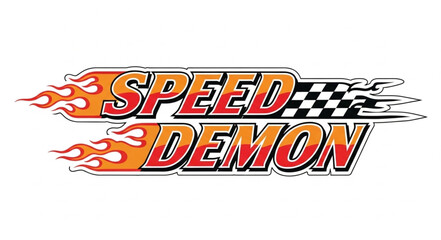 Speed Demon Racing Logo Design. © Ahmad