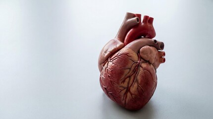 Anatomy of human heart with medical accuracy and realistic texture