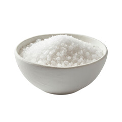 Bowl of coarse sea salt