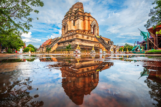 Chiang Mai, Thailand at Wat Chedi Laung
