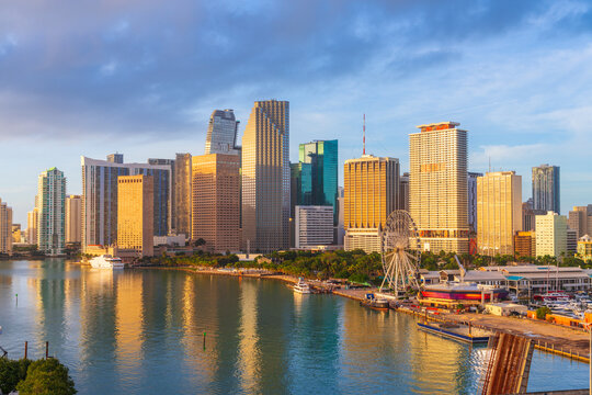 Miami, Florida, USA on the Bay