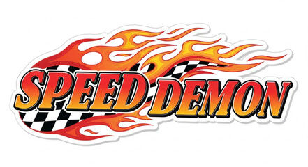 Speed Demon Racing Logo Design. © ardi