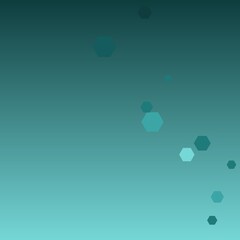 Teal Corporate abstract hexagon corporate background with copy space © tiago