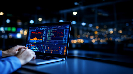 Analyzing Real-Time Traffic Data with a Laptop Connected to the Internet in a Dimly Lit Environment for Enhanced Insights on Internet Performance