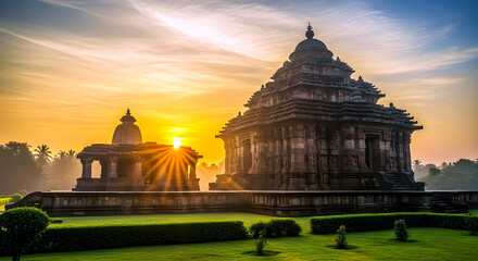 Obraz premium Konark Sun Temple at Dawn