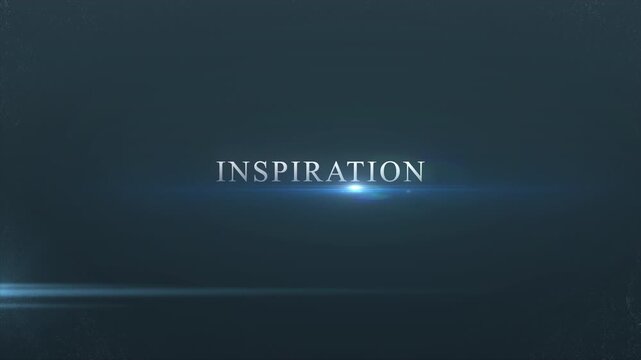 Inspiration text appears on dark background