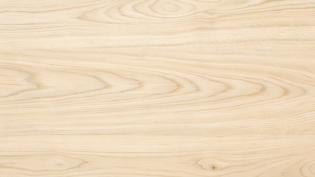 Light beige natural wood grain texture background, seamless pattern of pale ash or oak surface for interior design or furniture