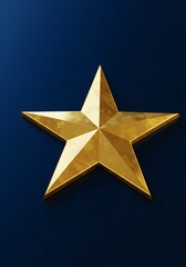 Obraz premium Celestial Gold on Midnight Blue