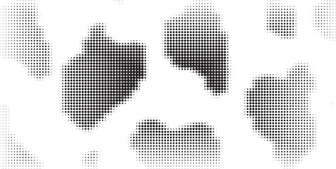 Dotted halftone gradient texture. Vanishing polka dot background. Repeating dots gradation pattern background. Black fading comic pop art overlay backdrop. Raster effect wallpaper. Vector halftone