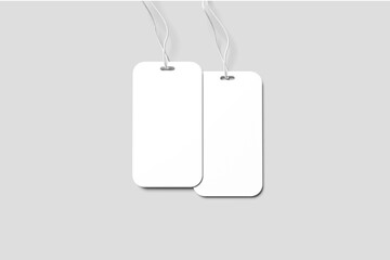 Blank Hanging Label Mockup