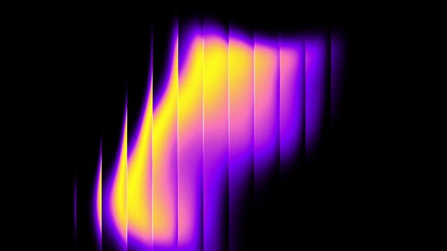 Dynamic glass gradient waves with glowing neon highlights, fluid abstract motion and futuristic style, seamless loop background animation for technology themed visuals. 4K Video