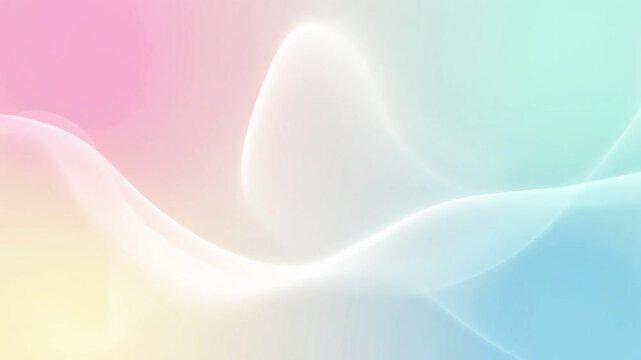 Soft Pastel Rainbow Gradient Background Loop.