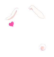 うさぎの耳としっぽ