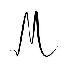 alphabet letters icon, modern alphabet letters, simple alphabets