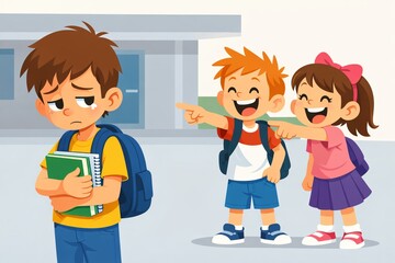 Bullying, bullies and victim, harassment, mockery and intimidation