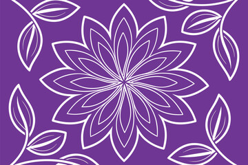 Fototapeta premium Smooth Lavender Gradient for Modern App Interface. Deep Violet Abstract Wave for Corporate Banner. Minimalist Purple Studio Room with Soft Lighting. Royal Purple Silk Fabric Flow for Luxury Branding
