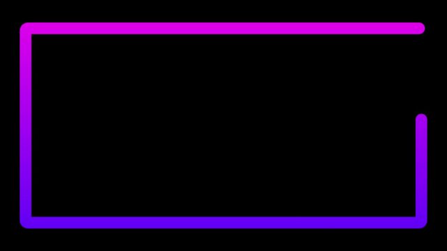 Simple Two Tone Rectangle UI Graphic Element