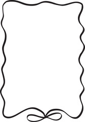 Whimsical Coquette Frame Border