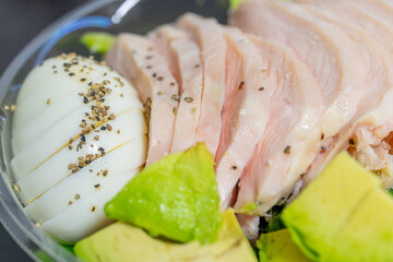 健康を意識したサラダボウル