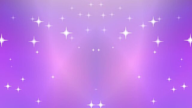 Sparkling Purple Background With Stars.