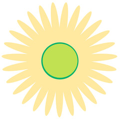 vector sun icon