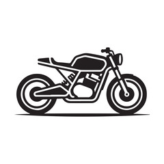 Fototapeta premium Set of motorcycle logos. Collection of custom motorcycle vector illustrations. Chopper, sportbike, and cafe racer logos.