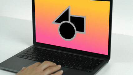 Laptop 26 Trackpad &ndash; Editable Laptop Display Mockup Templates, Modern Screens, Digital Device Presentations for Web, UI, App, Branding and Product Showcase