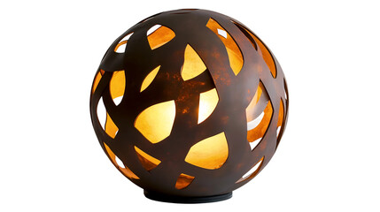 Modern Globe Light with Cutouts