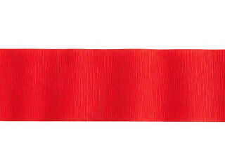 Red fabric texture with vertical lines isolated on a transparent background