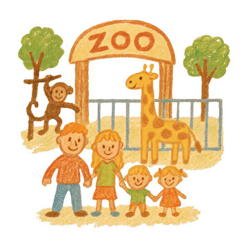PNG Family enjoying zoo visit.