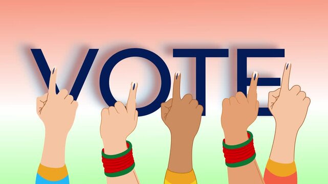 national voters day india voting awareness animation