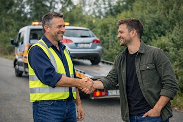 Vehicle recovery service on the road