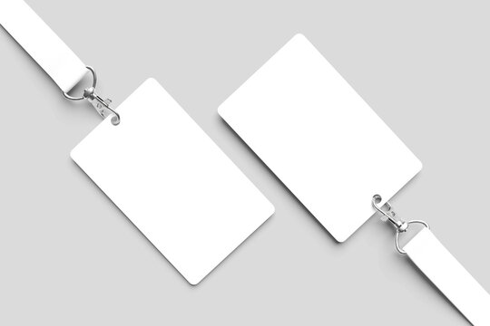 Blank Id Card Mockup