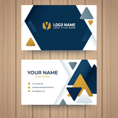 Set of vector business cards and banners with ribbon elements for web and print design.