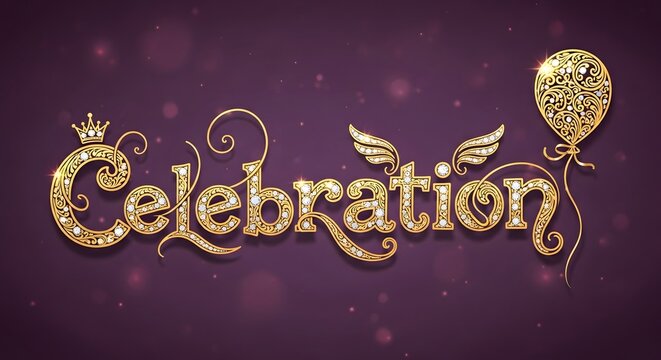 April fool's day celebration background with gold text and balloon