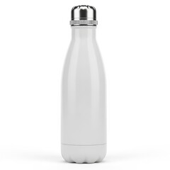 Sleek stainless steel water bottle with a secure lid for daily hydration needs