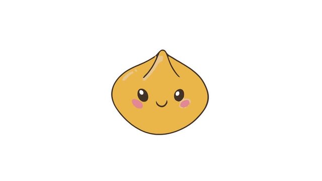 Cute Bakpao Character Vector Animation