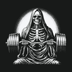 Grim Reapers Workout: A Darkly Humorous Take on Fitness.