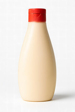 Kewpie Mayonnaise Bottle on White Background