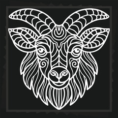 Animal Head Design Pattern