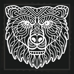 Animal Face Pattern Design