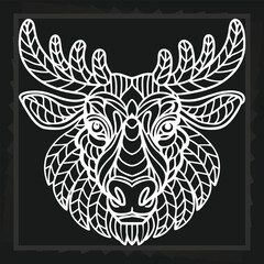 Animal Head Pattern Design