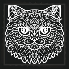 Simple White Cat Design