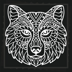 Animal Face Pattern Design