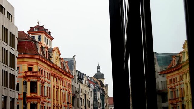 the historic city of leipzig germany 4k 25fps video