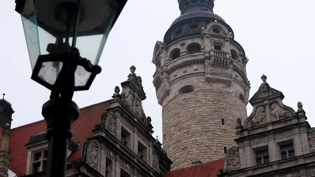 the historic city of leipzig germany 4k 25fps video