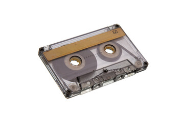 Obraz premium Vintage transparent audio cassette tape record