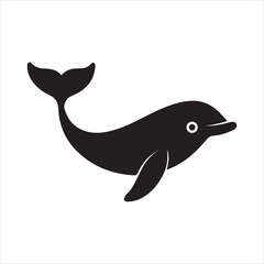 Obraz premium Whale Icon Vector Illustration