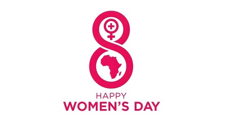 Happy women's day celebration with african empowerment and equality
