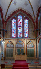 Germany Bremen city center iconic building in old town the Dom Cathedral indoor and architectural details